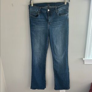 KUT Marilyn Baby Bootcut Jeans, Sz 12 Short